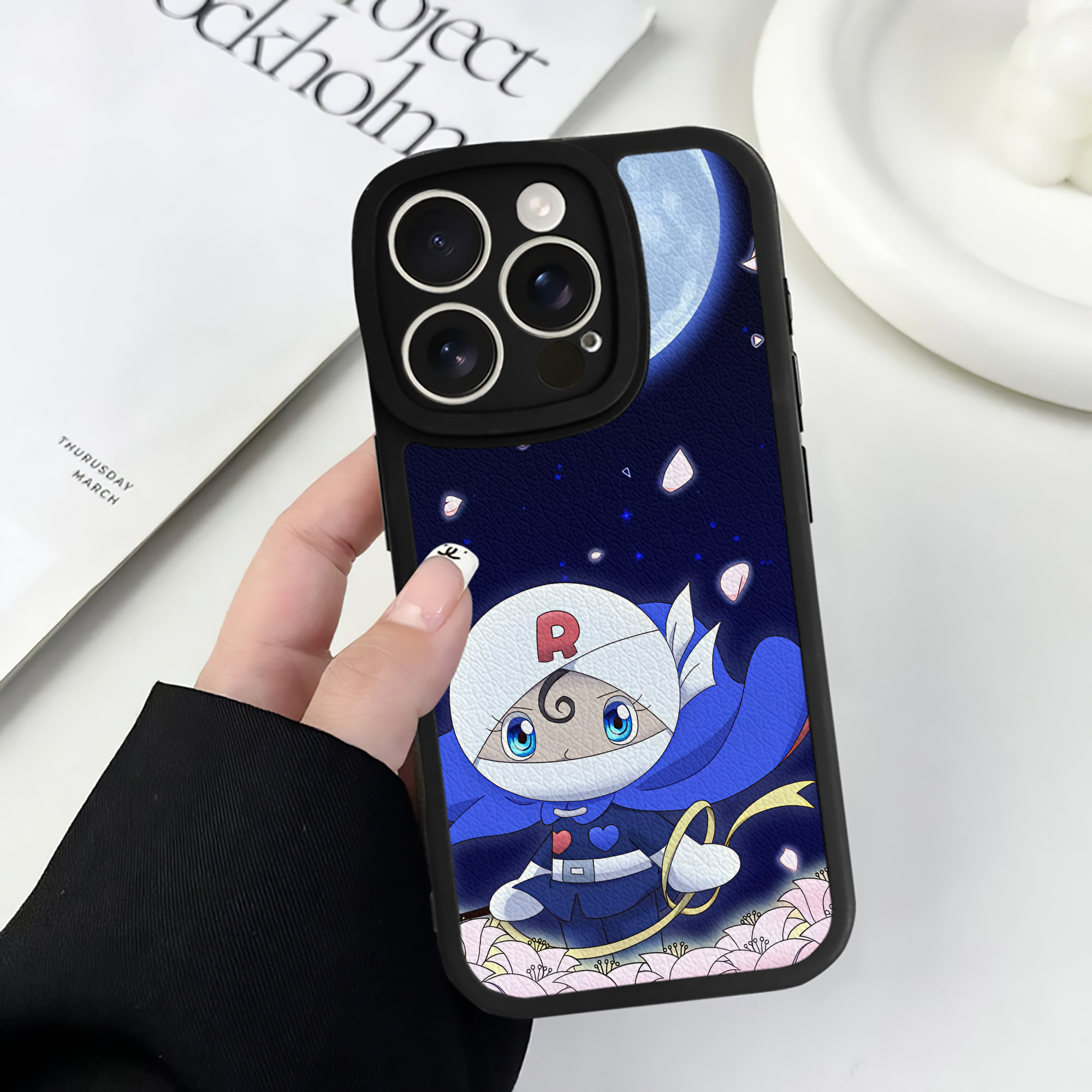 （画像用） アンパンマン Anpanman 【iPhone 16シリーズ対応】シリコンスマホケース（レザー調） 材質：シリコン